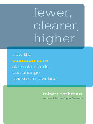 cover image of Fewer, Clearer, Higher